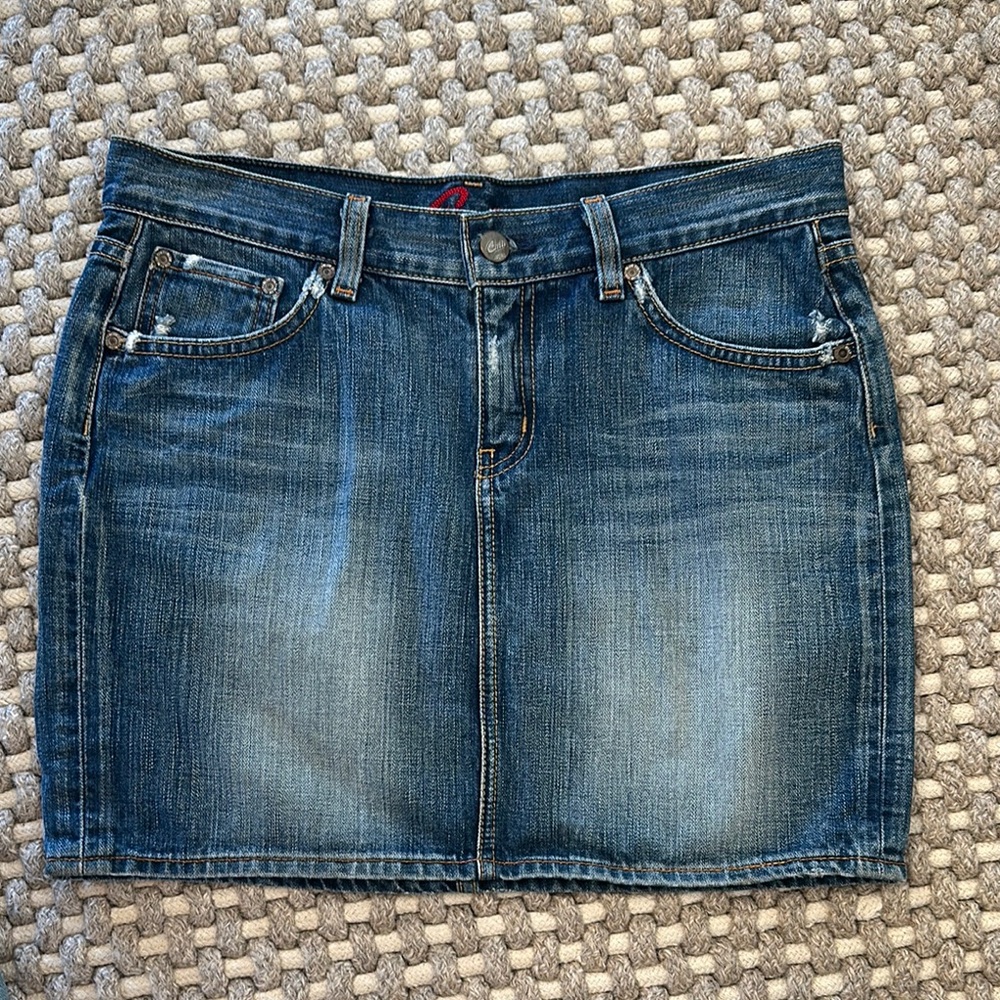 Blue Cult Denim Skirt